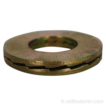 Rondelle plate pour fixation sur rail